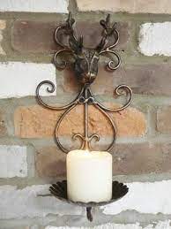 Stag Design Wall Mounted Candle Holder