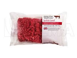 Ground Meat Packaging In Flow Pack Wrapper Hffs In