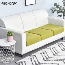 Athvotar Fleece Sofa Seat Cushion Cover