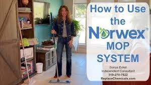 norwex mop how to use it with the