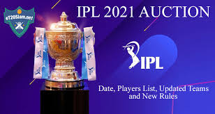 — indianpremierleague (@ipl) february 5, 2021. Ipl 2021 Auction Full Players List Date Remaining Purse