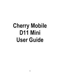 Here you can do more: Cherry D11 Mini User Guide Manualzz