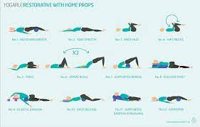 restorative with home props yogaru