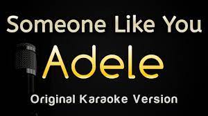 Someone Like You - Adele (Karaoke Songs With Lyrics) - YouTube