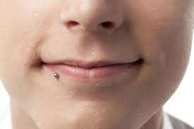 lip piercing images