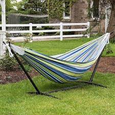 Double Classic Hammock With Stand