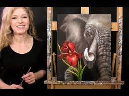 How To Paint Elephant Giving An Iris