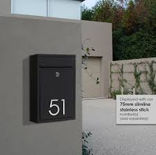 Milton Brick In Wall Mounted Letterbox