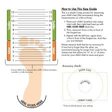 Kids Shoe Size Print Out Baby Foot Measurement Chart Baby