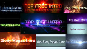 Top 10 Free Intro Templates 2016 Sony Vegas Topfreeintro Com