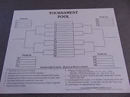 Details About Huge Double Elimination 16 Player Tournament Pool Chart