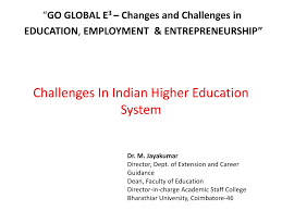 challenges in indian higher education
