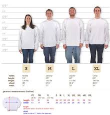 Half Waif Crewneck Sweatshirt Size Chart