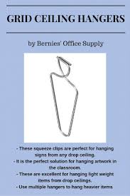 Snap clip suspended ceiling systems are revolutionary new ceilings systems. Ceiling Hooks By Bernie S Office Supply 100 Pack Of Suspended Ceiling Hangers Grid Ceiling Clips For Decorating Yo Ceiling Hooks Classroom Teacher Supplies