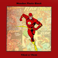 The Flash Comic Book Wooden Wall Plaque