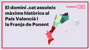 The .cat domain reaches record highs in the Valencian Community and the  Aragon Strip - Fundació .cat