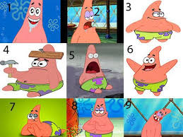 What meme are you today ? How Are You Feeling Today In Patrick Scale How Are You Feeling Classroom Memes Funny Feelings