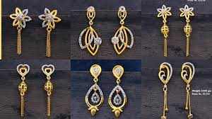 gold earring designs indhus