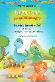 wild jungle 10th birthday invitation
