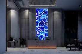 led backlit feature wall art