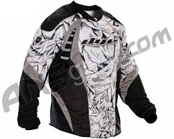 2012 Dye C12 Paintball Jersey Cloth White Paintball