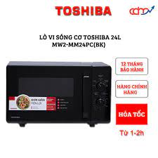 Lò vi sóng cơ Toshiba MW2-MM24PC(BK) 24L - Hàng chính hãng - Sản xuất tại  Thái Lan