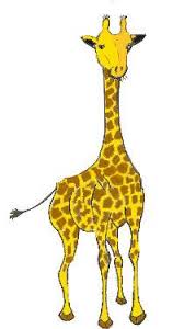 Icône valentine animal personnage fée girafe afrique clipart clipart jungle zoo dessin anim. La Girafe En Couleur Dessins