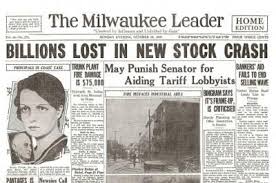 Even though stocks cratered in the 1929 crash, government bonds were safe havens for investors. 1929 Stock Market Crash Historic Newspaper Reprint