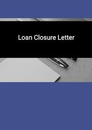 loan closure letter template in word