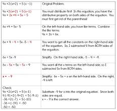 Algebra Equations Solving Equations