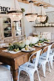 how to decorate a dining table for fall