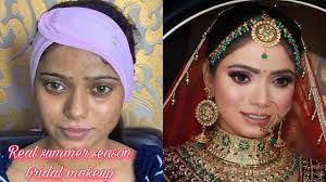 how oily skin bridal makeup tutorial