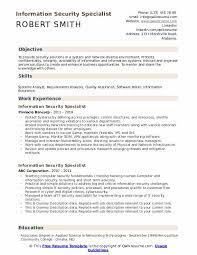 information security specialist resume