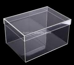 Large Acrylic Box With Lid Clear