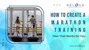how to create a marathon training plan