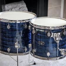 6 pc pdp cx series blue onyx drum set