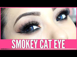 smokey cat eye tutorial using eye