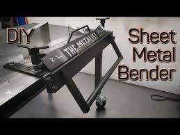 diy sheet metal bender bending plans