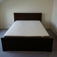 ikea brusali king size bed with