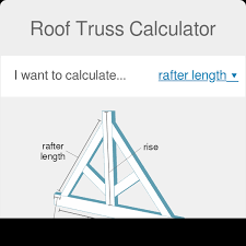 roof truss calculator rafter length
