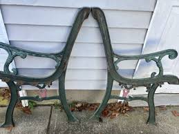 Cast Iron Bench In Garden Antiques For