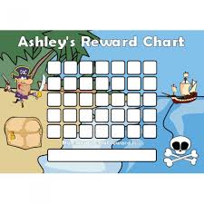 Pirate Reward Chart Blank