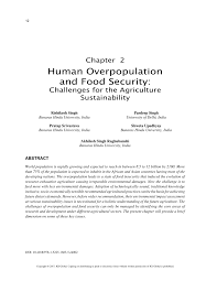 pdf human overpopulation and food security challenges for the pdf human overpopulation and food security challenges for the agriculture sustainability