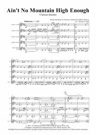 Top songs by diana ross & the supremes. Ain 039 T No Mountain High Enough Diana Ross Clarinet Quintet By Diana Ross Digital Sheet Music For Score Set Of Parts Download Print H0 340761 8009 Sheet Music Plus