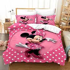 Haonsy Kids Minnie Mouse Bedding Sets