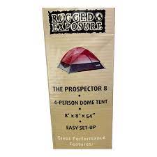 4 person dome tent by rugged exposure 8