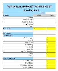 Household Budget Excel Spreadsheet Budget Excel Spreadsheet Free