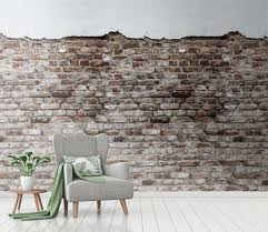 livingwalls wallpaper stone brown