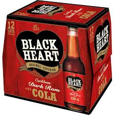 super liquor black heart dark rum