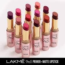 24 shades lakme 9 to 5 lipstick type